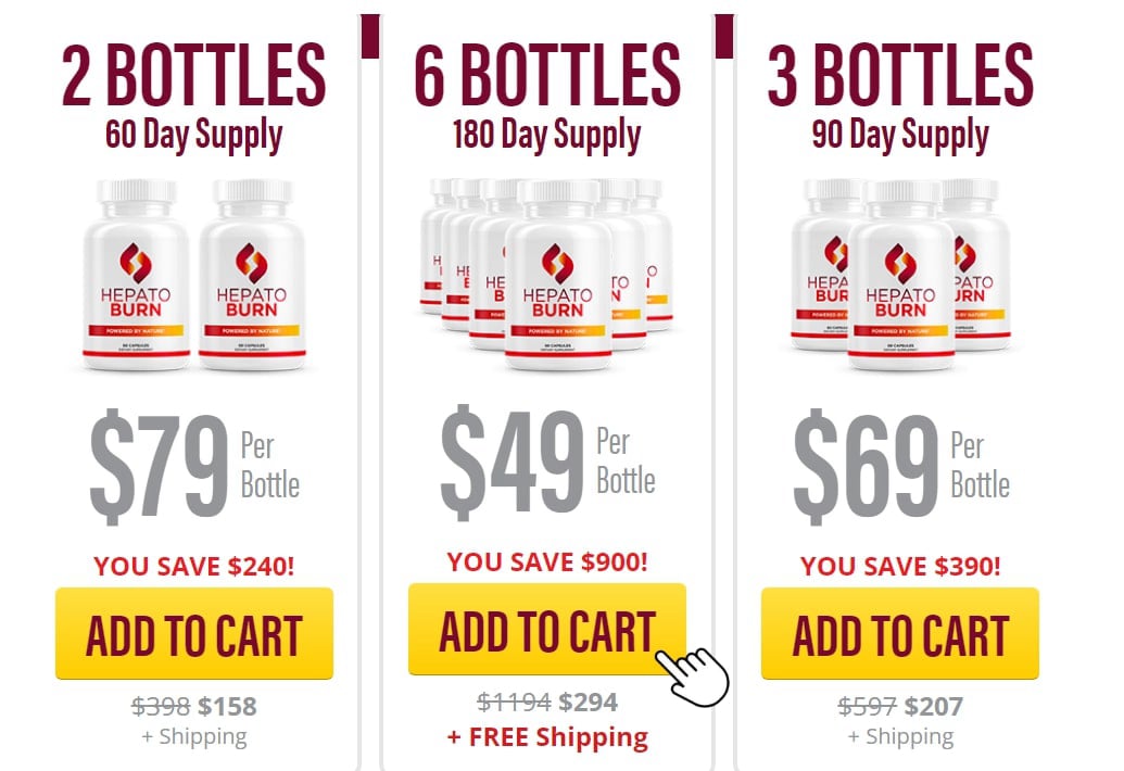 HepatoBurn Pricing Offer