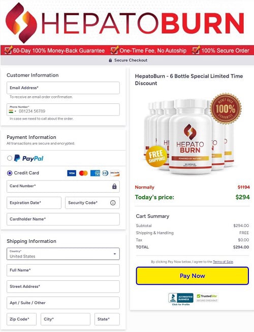 HepatoBurn Pricing